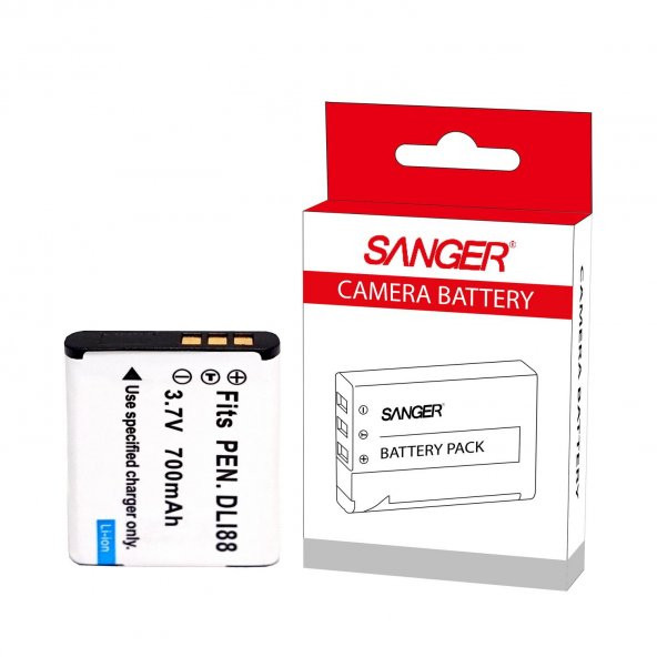 Sanyo VPC-GH1 VPC-PD2 İçin Sanger D-LI88 Batarya