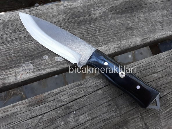 Geniş Ağız Av Bıçağı El İşçiliği 4116 Çelik 24,5cm - 2