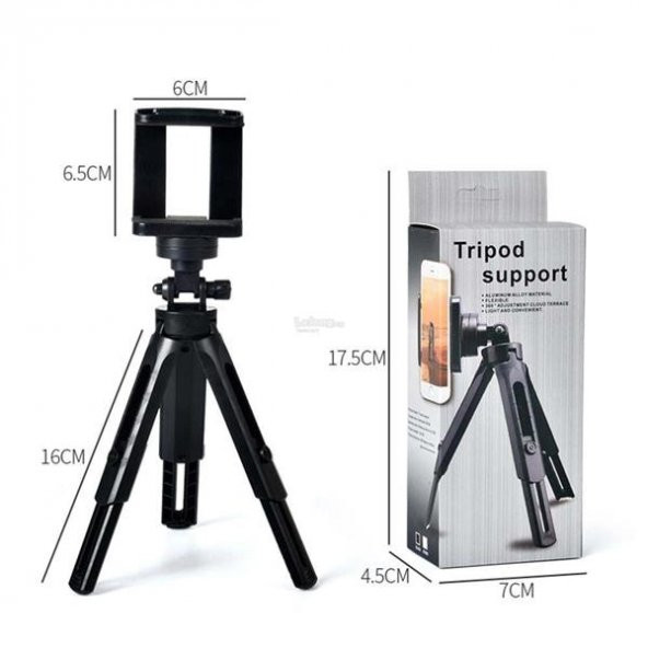 Profesyonel 360 Derece Tripod Tüm Telefonlarla Uyumlu Tripod - 7