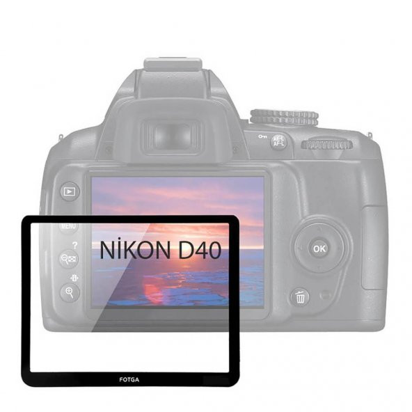 Fotga Lcd Ekran Koruyucu Nikon D40 D40X D60 İçin