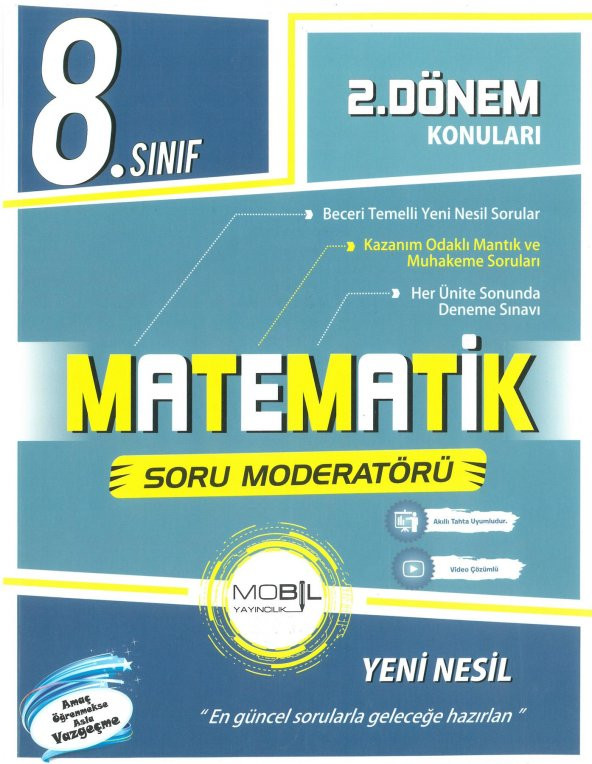 Mobil 8.Sınıf Matematik 2.Dönem Konuları Soru Moderatörü