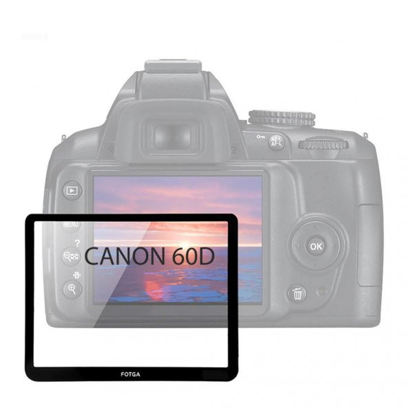 Fotga Lcd Ekran Koruyucu Canon 60D İçin