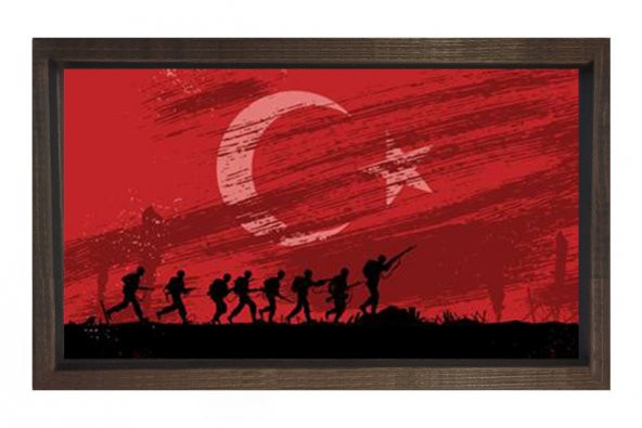 Türk Askeri Ve Türk Bayrağı Tablosu - 1