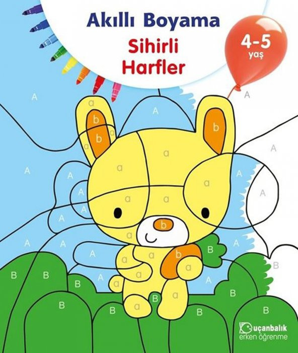 Uçanbalık Akıllı Boyama Sihirli Harfler 4-5 Yaş