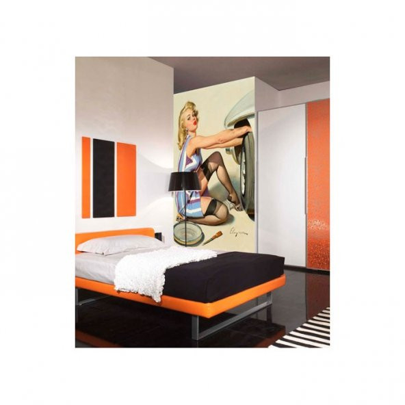 Tamirci Kız 89x140 cm Duvar Resmi
