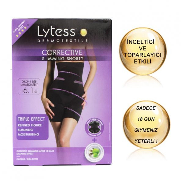 Lytess Corrective Slimming Shorty – İnceltici ve Sıkılaştırıcı Etkili Karın-Bacak Korsesi Nude/Chair (XXL) - 1