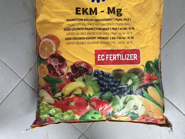 MAGNEZYUM SÜLFAT GÜBRESİ (KÜKÜRT KATKILI GÜBRE) - MİKTAR SEÇİNİZ