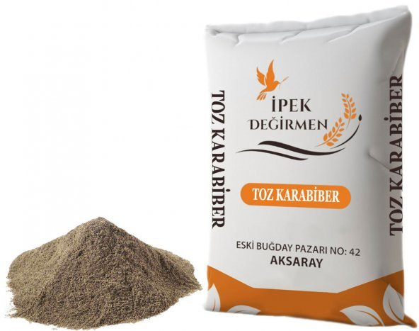 İpek Değirmen Baharat Toz Karabiber Yemek Tatlandırıcı Yağ Yakıcı 2 KG - 1