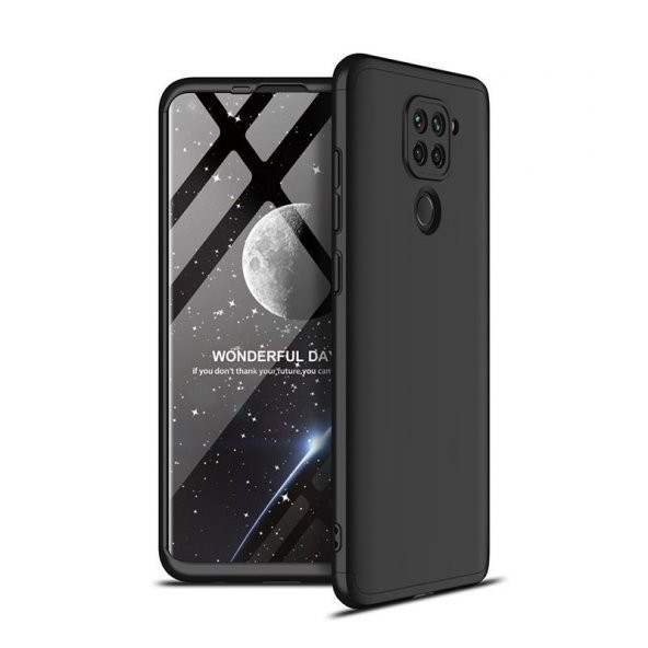 Xiaomi Redmi Note 9 Kılıf Zore 360 Tam Koruma Ays 3D Kamera Koruma - 9