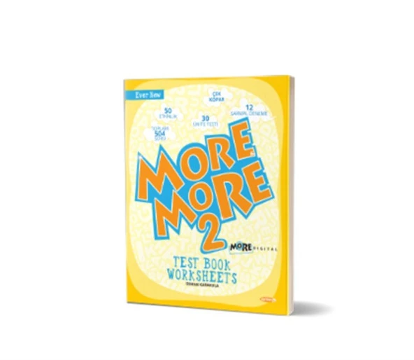 NEW More&More English 2 Worksheets & Test Book KURMAY ELT 2020-2021
