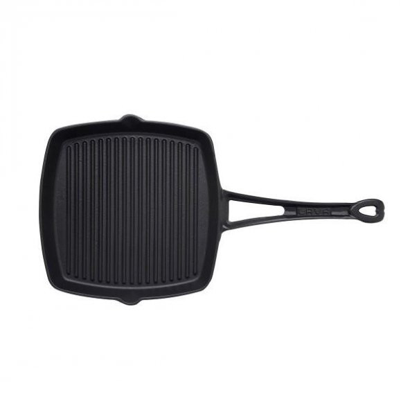 Lava Döküm Metal Saplı Izgara Tava 26cmx26cm Kalp Figürlü - 2