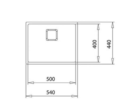 TEKA FLEXLİNEA RS15 2B 50.40 PASLANMAZ ÇELİK EVYE - Resim 3