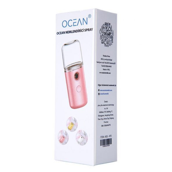 OCEAN Nemlendirici Sprey-SARI (USB Şarj)