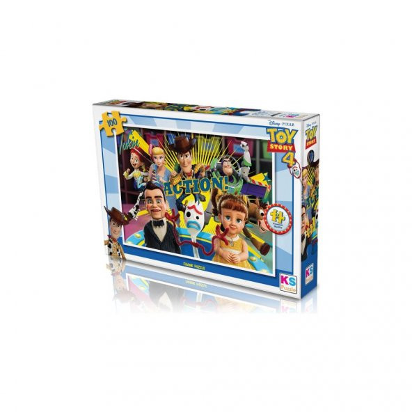 KS Games Puzzle 100 Parça Toy Story Puzzle Lisanslı Ürün