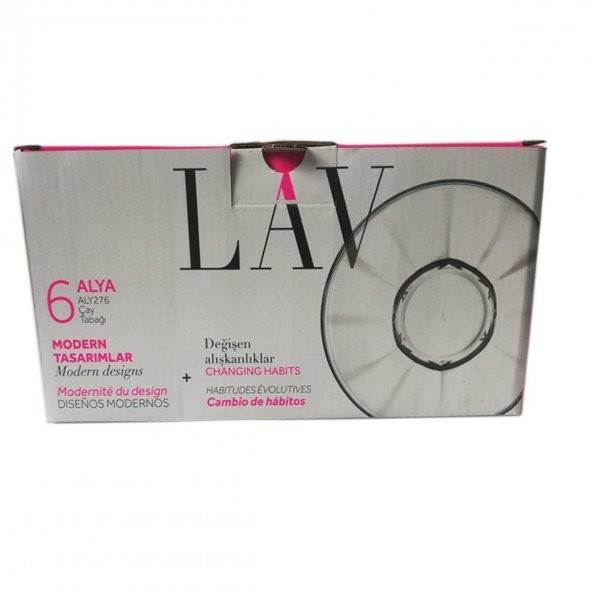Lav Çay Tabağı Alya 6lı Aly276