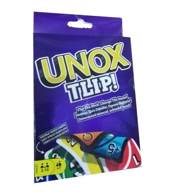 Uno Tlip Kart Oyunu Unox Tlıp Oyun Kartları Çift Yönlü Uno Oyun Kartları - 2