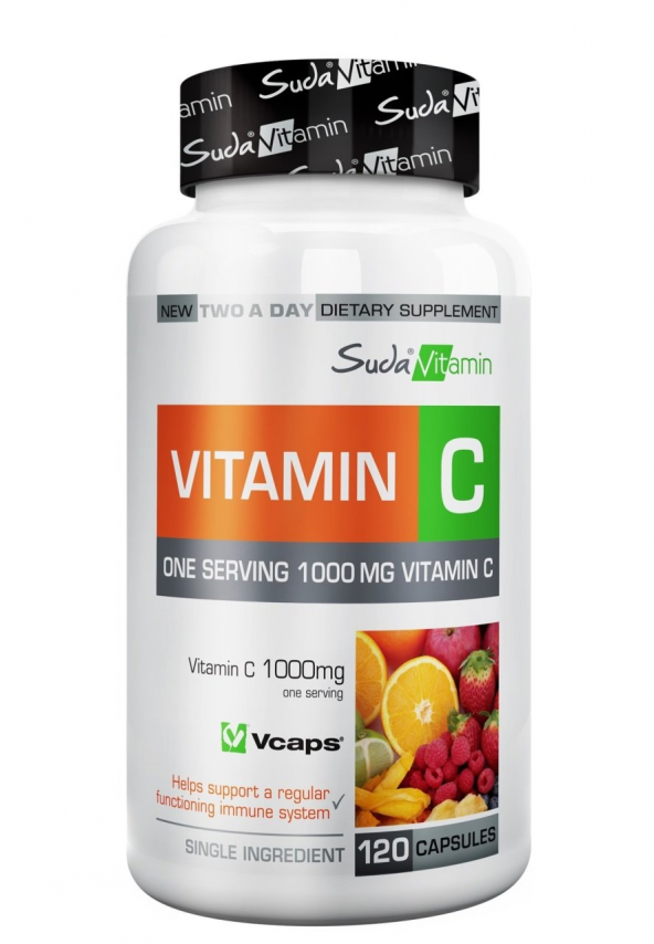 Suda Vitamin Vitamin C 1000mg 120 Bitkisel Kapsül