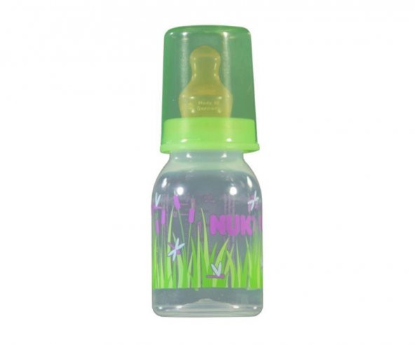 Nuk Silikon Emzikli Standart PP Biberon 110 ml Baby Yeşil