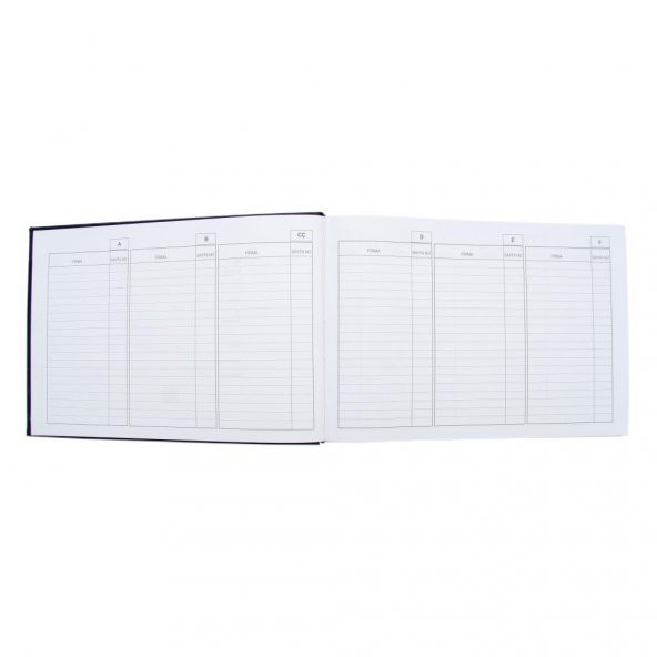 DİLMAN YAN CARİ HESAP DEFTERİ 20X28 240 YAPRAK - 4