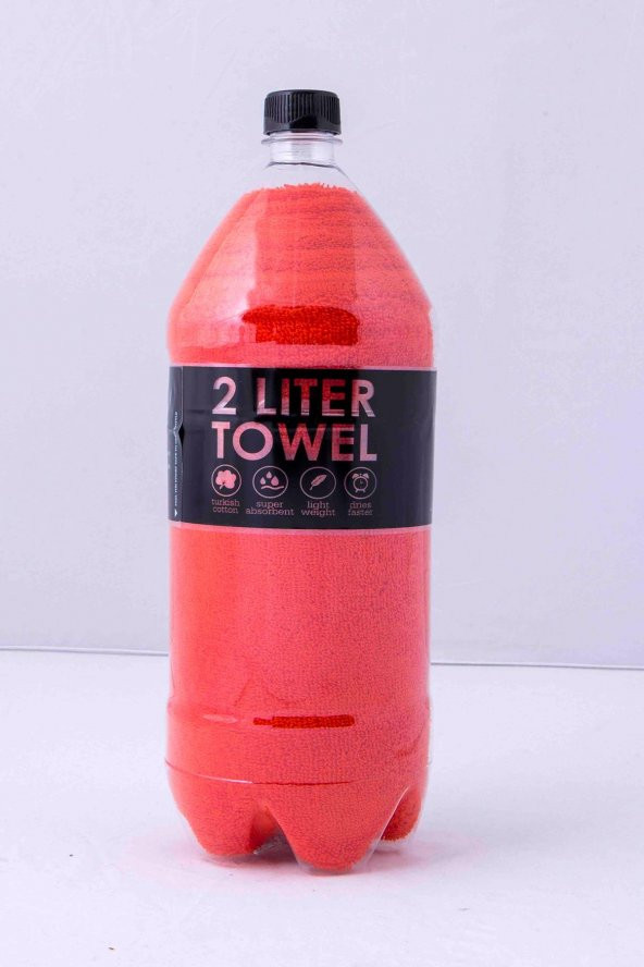 2 Liter Towel Özel Seri Neon Turuncu Banyo Havlusu (70X140)