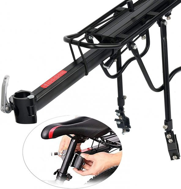 Bisiklet Arka Bagaj | A Kalite Port Bagaj | Alüminyum | Ergonomik Tasarım - 7