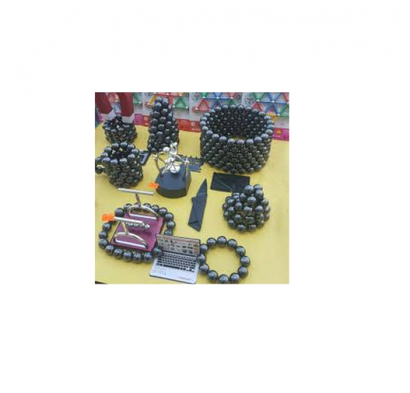 BİLYE ŞEKLİNDE MANYETİK MIKNATIS BİLYA STRES TOPU (NEODYUM DEĞİL) 10 ADET - 6