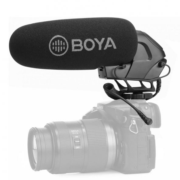 Boya BY-BM3032 Profesyonel Shotgun Kamera Mikrofonu