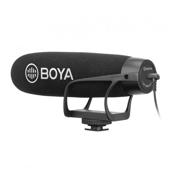 Boya BY-BM2021 Canon DSLR ve Kamera Uyumlu Profesyonel Shotgun Mikrofon