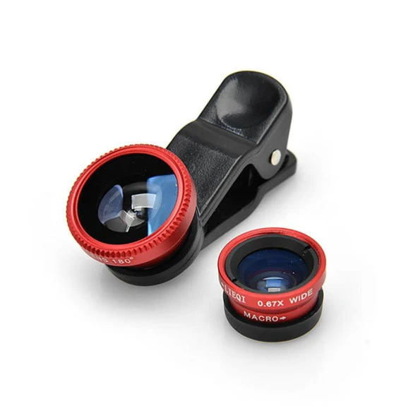 Samsung Sony Lenovo Balık Gözü Geniş Açı Makro Lens