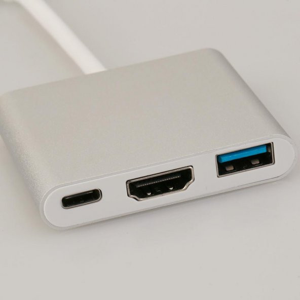 Macbook Type-C to HDMI Dönüştürücü Kablo Multiport - 2
