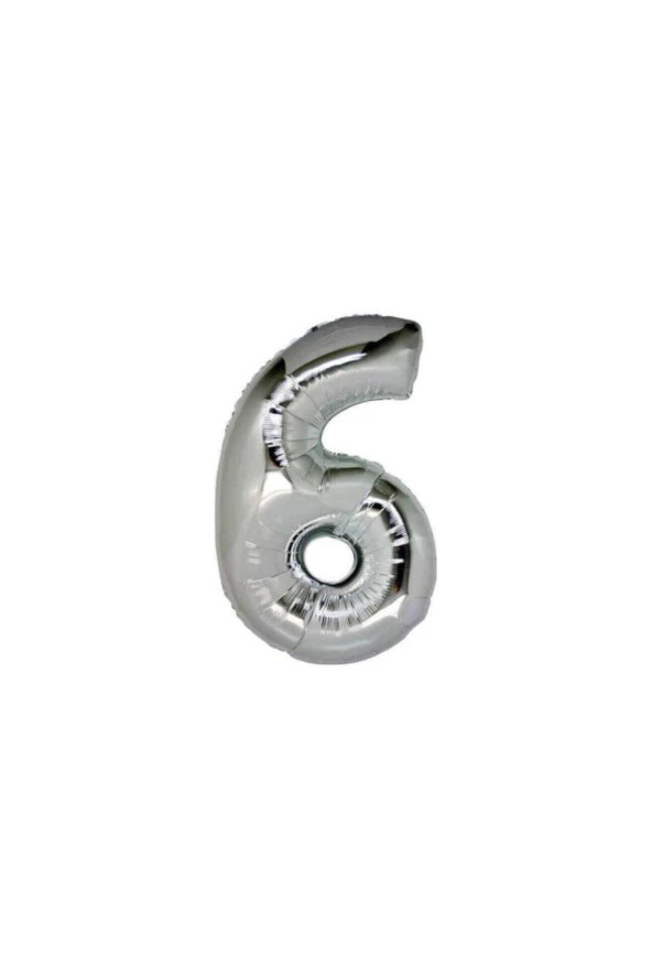 Nedi Balon Folyo 40 Rakam Gümüş 6 10767#2