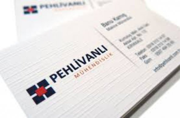 ✅ 1000 Adet Tek Yön 280 Gr Tuale Selefonsuz Renkli Kartvizit