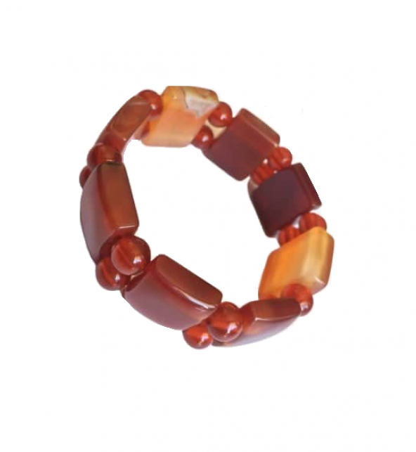 DOĞAL AKİK TAŞI ELASTİK BİLEKLİK STRES BİLEKLİĞİ