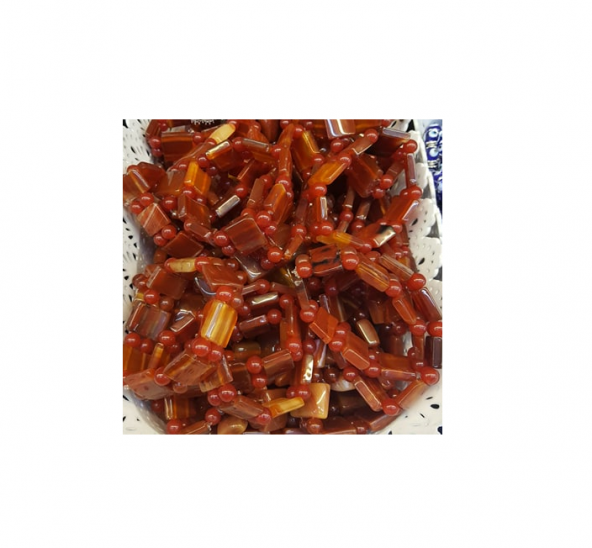 DOĞAL AKİK TAŞI ELASTİK BİLEKLİK STRES BİLEKLİĞİ - 5