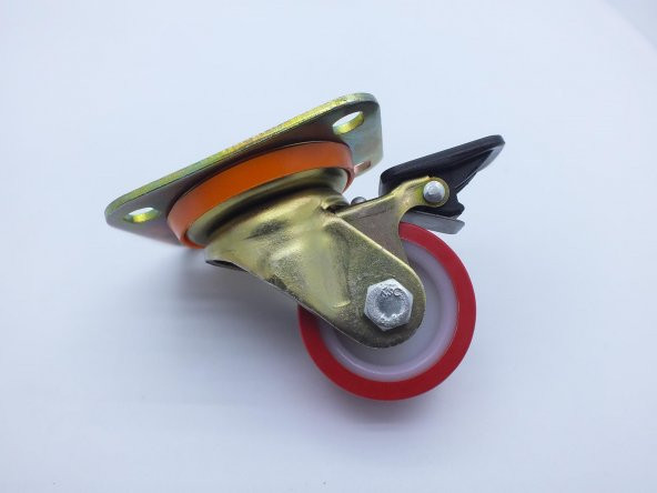 Uygur Termokauçuk Frenli Teker 55 mm 140 Kg Kadar Taşır - Resim 2