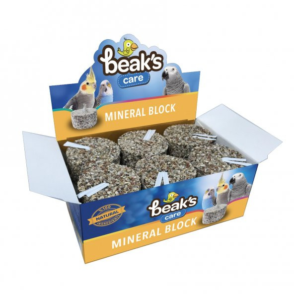 BEAKS Mineral Block Gaga Taşı - Tekli