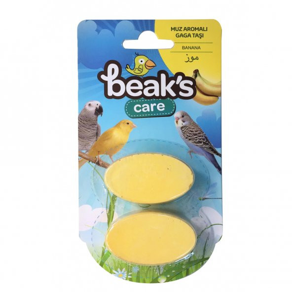 BEAKS Muz Aromalı Gaga Taşı - İkili