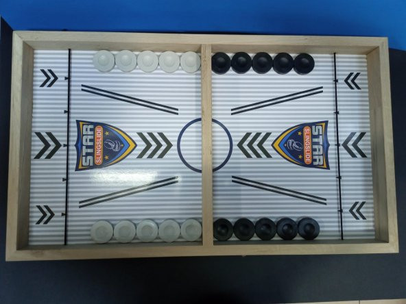 Star Slingslide Slingpuck Şut ve Gol Oyunu -Hızlı Sapan Futbol Oyunu - Kim Daha Hızlı - 1
