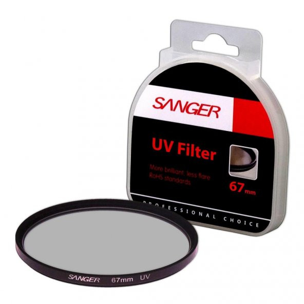 Dslr Fotoğraf Makinası Kamera İçin 67mm UV Filtre