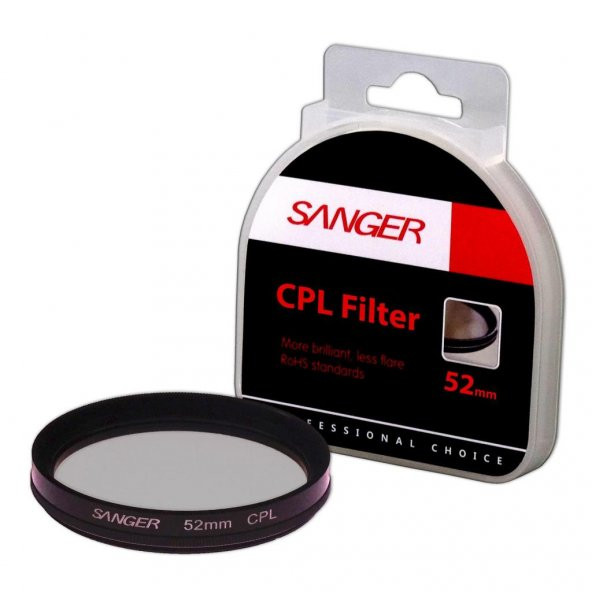 Pentax İçin 52mm CPL Polarize Filtre