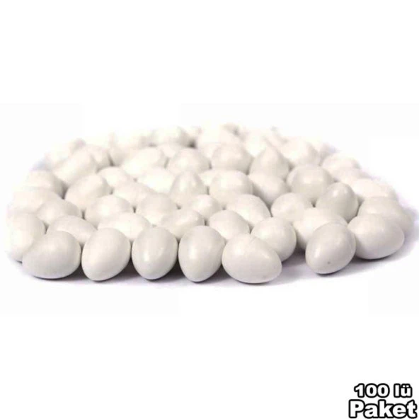 Tisert Sahte Kuş Yumurtası 100 Adet - 2