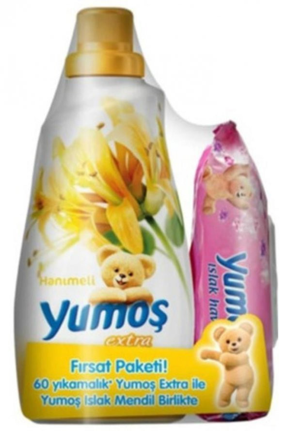 Ekstra Hanımeli Konsantre Yumuşatıcı 1440 ml Mendil Hediye