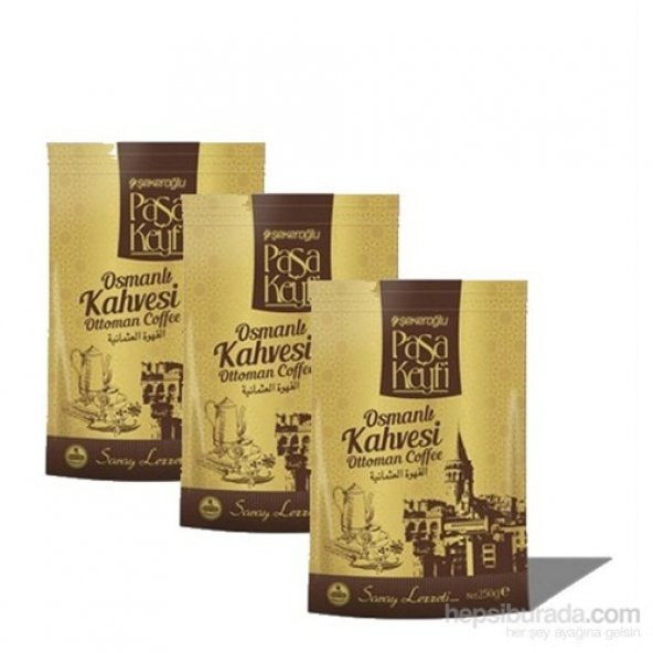 Paşa Keyfi Osmanlı Kahvesi 200 gr X 3 Adet