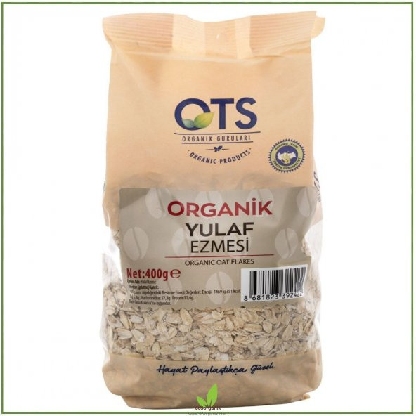 OTS Organik Yulaf Ezmesi 400 Gr