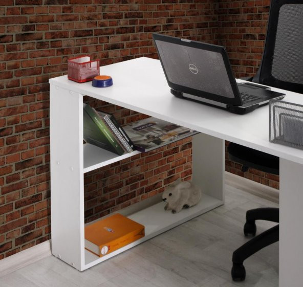 Chic Life Gelincik Fonksiyonel Çalışma Masası Beyaz - 3