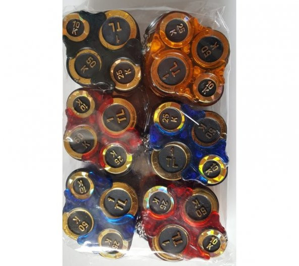 4 ADET BOZUK PARAMATİK PARA CÜZDANI ANAHTARLIK - 5