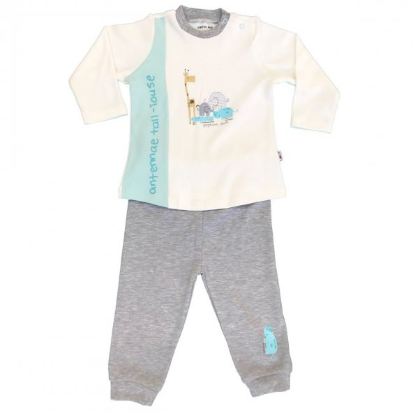 Mother Love Semih Organik Erkek Bebek Pijama Takımı
