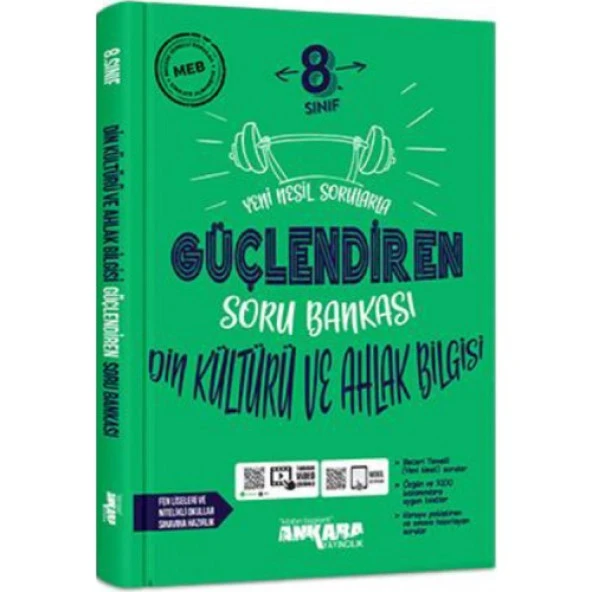 Ankara 8.Sınıf Güçlendiren Din Kültürü Ve Ahlak Bil.Soru Bankası