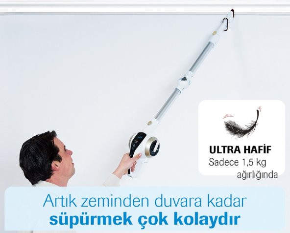 Livington Prime Akülü Şarjlı Dik Süpürge - 4