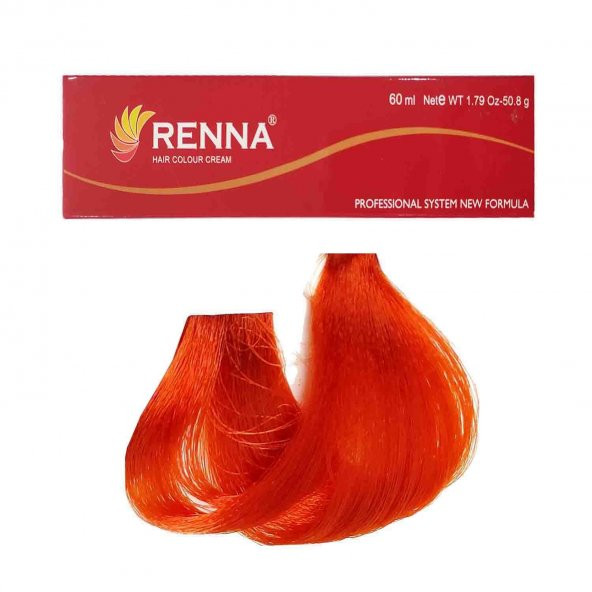 Renna Saç Boyası Tüp 60 Ml - 9-44 Canlı Bakır-Açık Sarı ( Oksidan Hediyeli )
